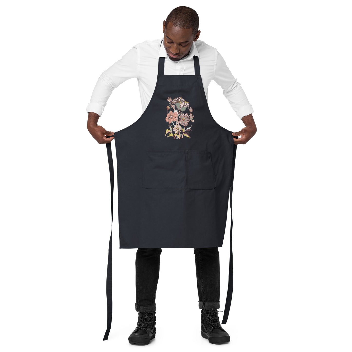 Victorian Autumn Florals Organic Cotton Apron