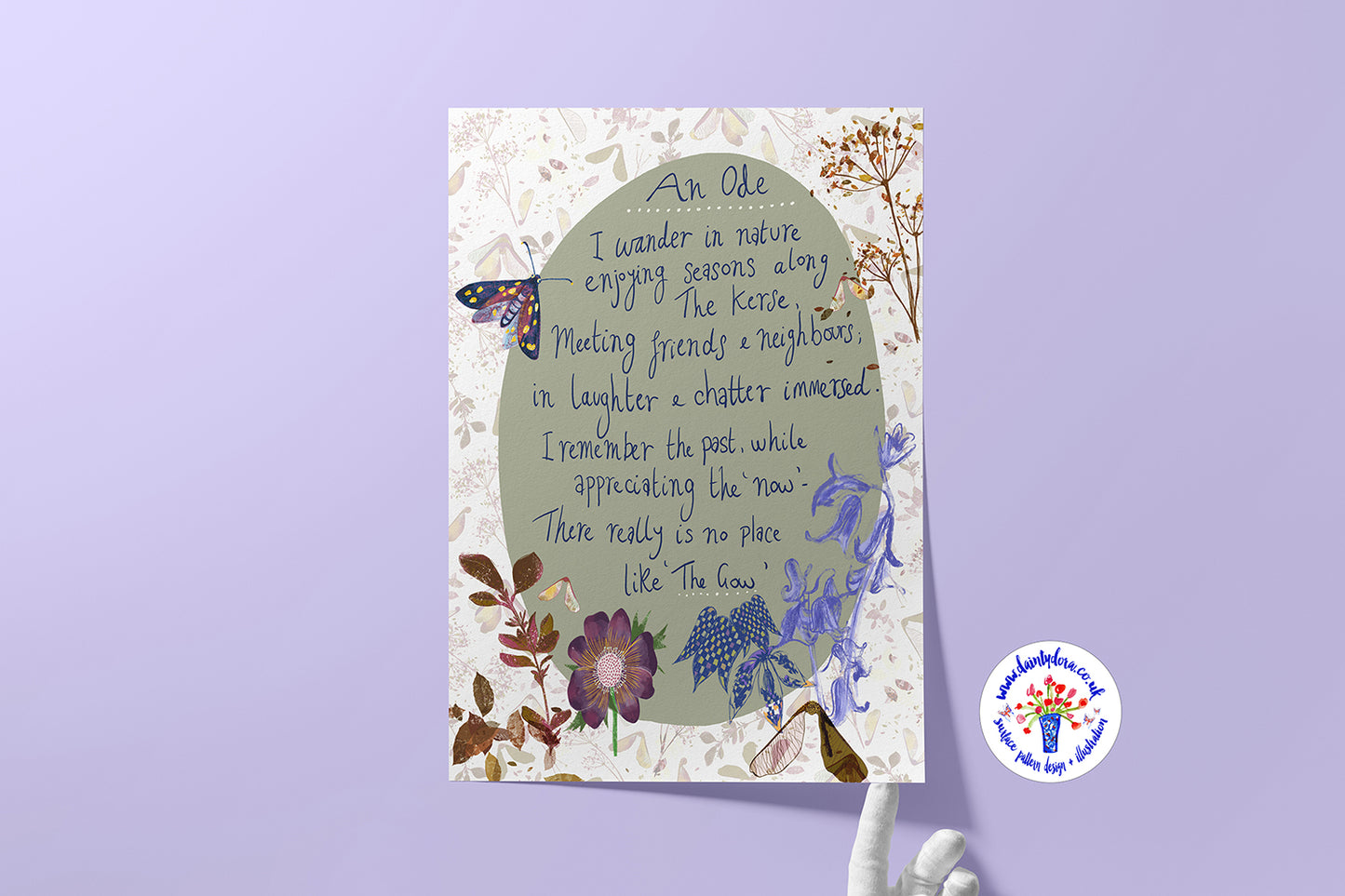 An Ode to The Kerse Lesmahagow Illustrated Art Print