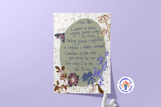 An Ode to The Kerse Lesmahagow Illustrated Art Print