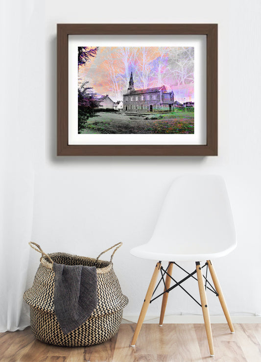 Lesmahagow Parish Church Photographic A4 Print