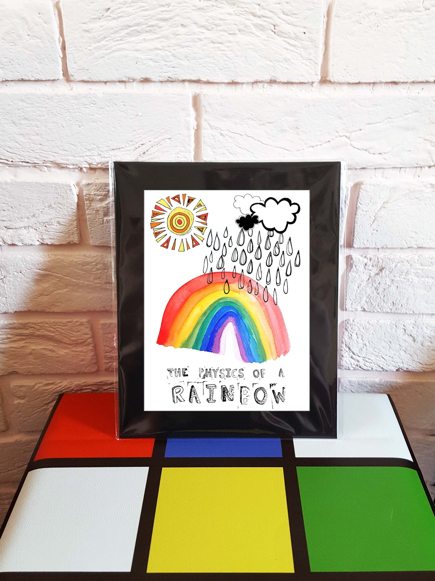 The Physics of a Rainbow A4 illustration