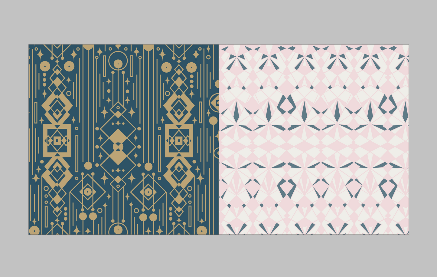 Art Deco Dazzle Collage & Scrapbook Paper