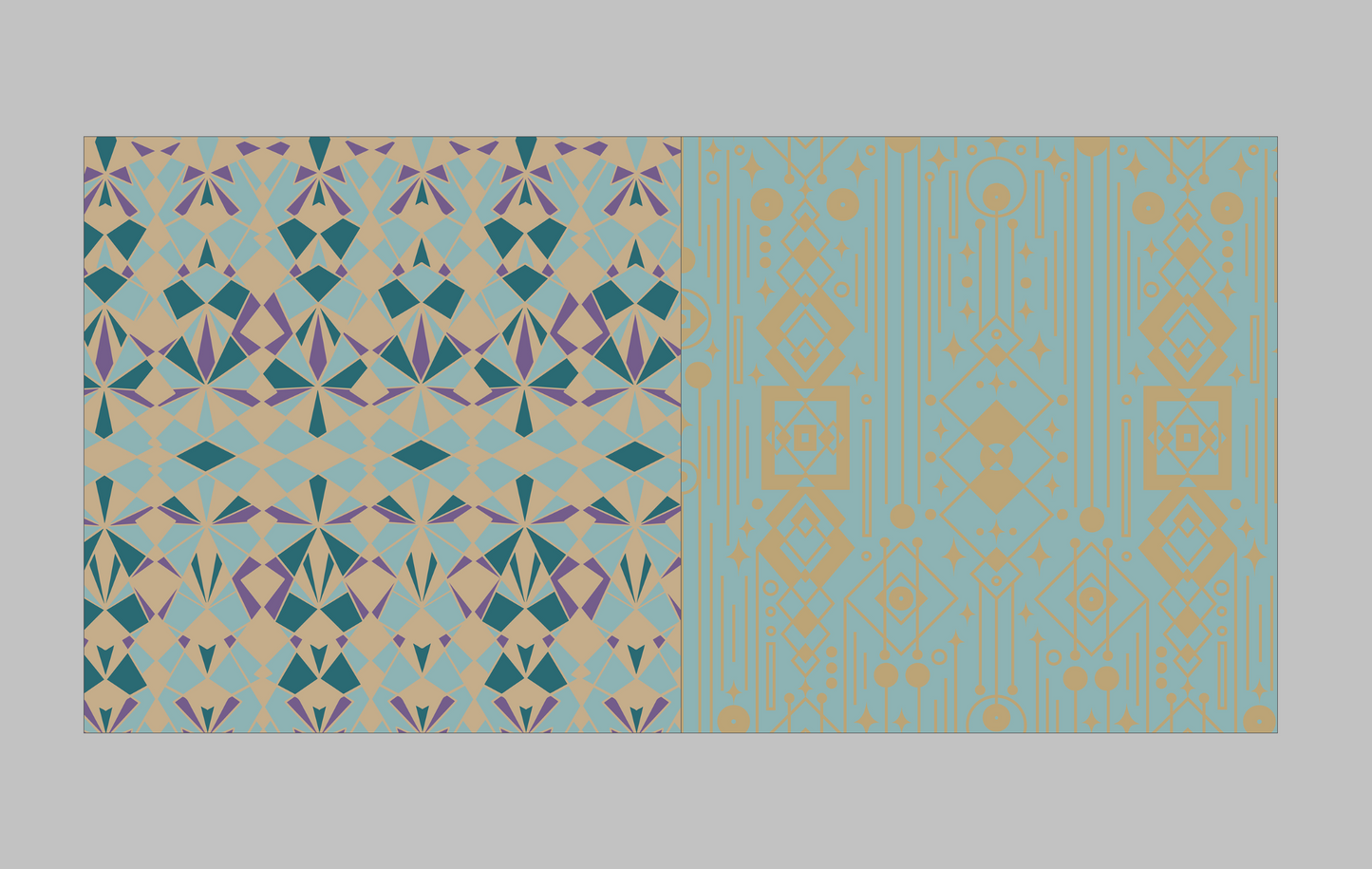 Art Deco Dazzle Collage & Scrapbook Paper