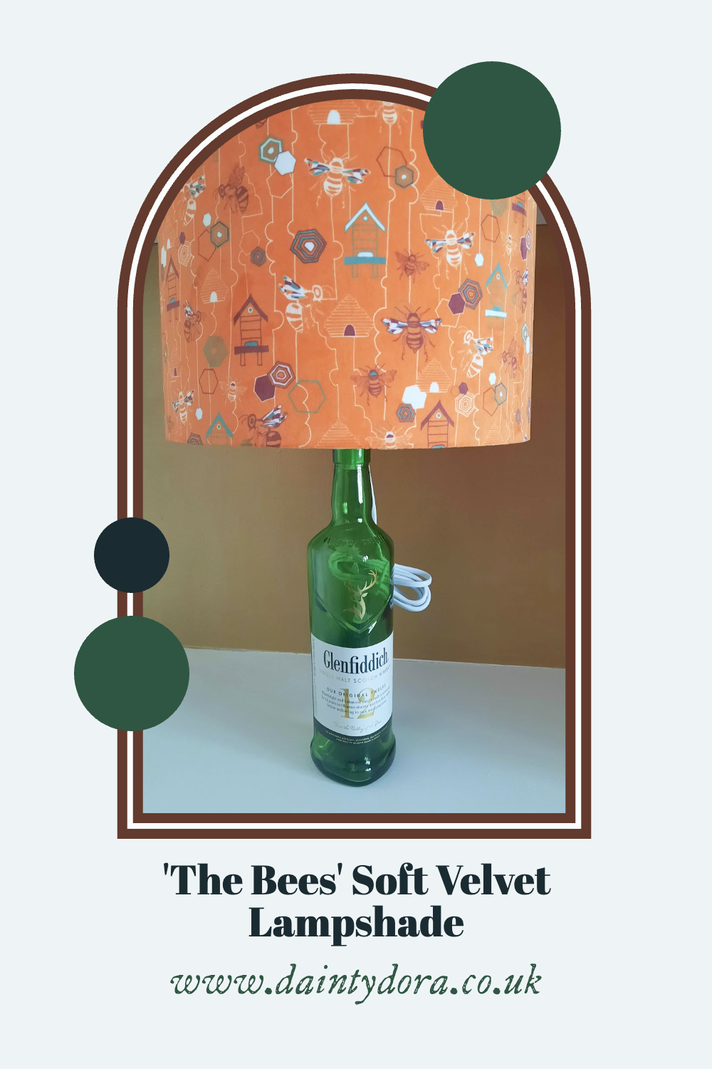 Soft Velvet Fabric Panel for 30cm Drum Lampshade